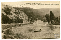 Besançon - Passage du Doubs, de Taragnoz à Mazagran - Rochers de la Citadelle [image fixe] , L'Isle-sur-le-Doubs : Edition Gaillard-Prêtre Borne, successeur, 1920/1925
