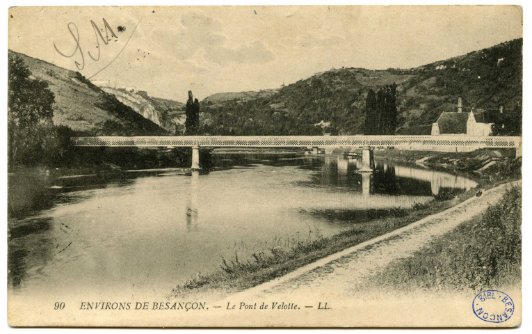Environs de Besançon. - Le Pont de Velotte. - LL. [image fixe] : Lévy et fils, 1900-1914