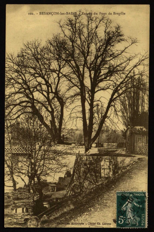 Besançon-les-Bains - Entrée du Pont de Bregille [image fixe] , 1904/1910