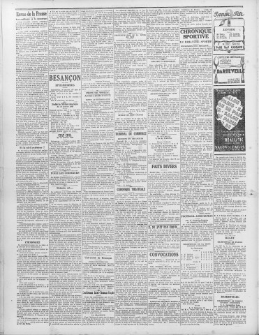 25/01/1933 - La Dépêche républicaine de Franche-Comté [Texte imprimé]
