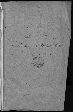 Ms 1428 - Lak-Lap (tome VI). Correspondance du poète Edouard Grenier (1819-1901)