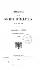 01/01/1910 - Mémoires de la Société d'émulation du Jura [Texte imprimé]