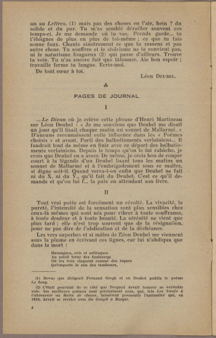 05/1951 - Bulletin / Société des amis de Léon Deubel