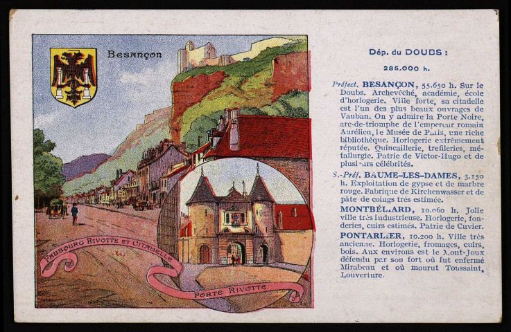 Besançon. Dép. du Doubs [image fixe] , Paris : Laboratoires Valda, 1920/1930