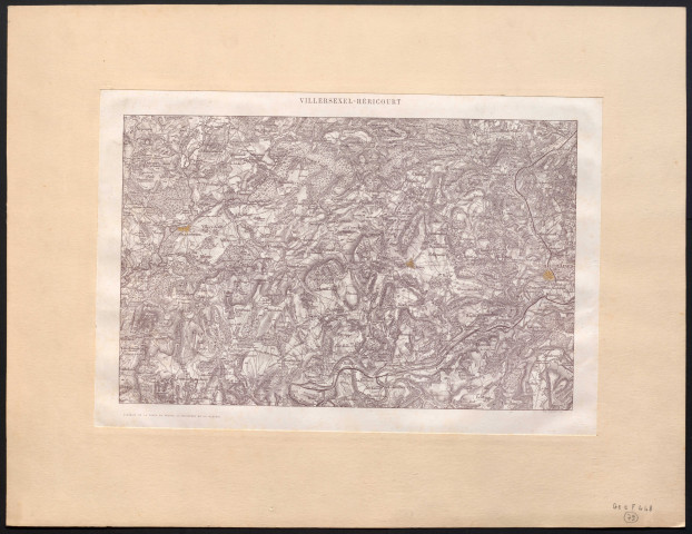 Villersexel-Héricourt. Ives et Darret sc. [Document cartographique] , 1875/1900
