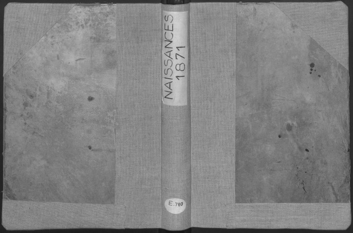 Registre des naissances, 1871