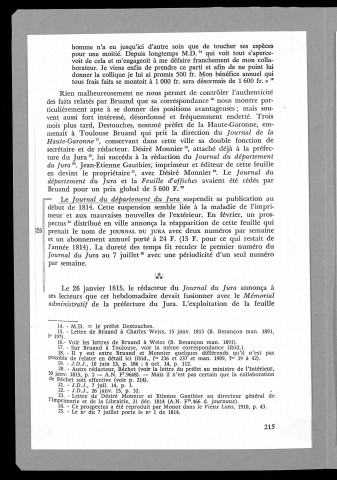 Journal du département du Jura : 1814