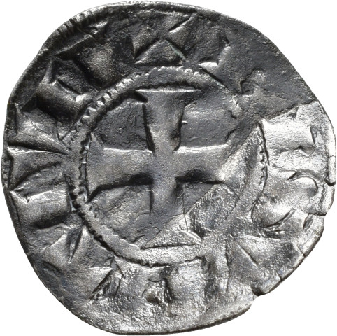 874.1.13 - pièce de monnaie ; denier estevenant