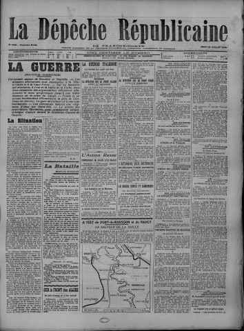 22/07/1915 - La Dépêche républicaine de Franche-Comté [Texte imprimé]