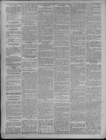 08/08/1923 - La Dépêche républicaine de Franche-Comté [Texte imprimé]