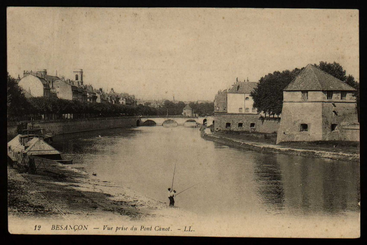 Besançon. Vue prise du Pont Canot [image fixe] , Besançon : LL., 1904/1914