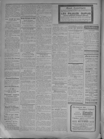 24/12/1918 - La Dépêche républicaine de Franche-Comté [Texte imprimé]