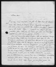 Ms 631 - Lettres adressées au peintre Borel par Anatole Devosge, etc.