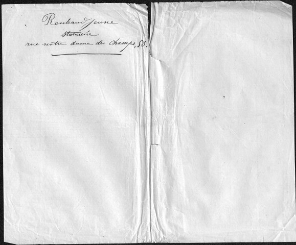 Ms 2918 - Papiers de famille de Pierre-Joseph Proudhon et des siens