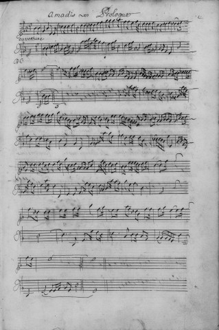 Amadis [Musique manuscrite]