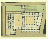 Projet d'un palais de justice pour la ville de Moulins dont l'éxécution a été empêchée par la Révolution / Pierre-Adrien Pâris , [S.l.] : [P.-A. Pâris], [1700-1800]
