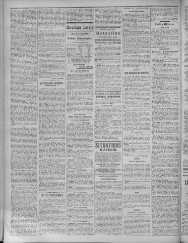 22/09/1912 - La Dépêche républicaine de Franche-Comté [Texte imprimé]