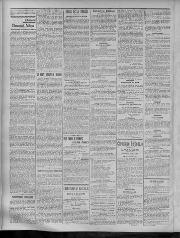 06/06/1906 - La Dépêche républicaine de Franche-Comté [Texte imprimé]