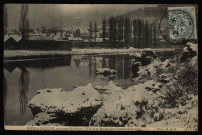 Besancon, en temps de neige. Vu du bois de Chaudanne [image fixe] , Besancon : D.& M., 1897/1904