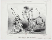 Mr Thiers terrassant l'hydre du socialisme [image fixe] / Cham , Paris : chez Aubert, Pl. de la Bourse - Imp. Aubert &amp; Cie, 1848
