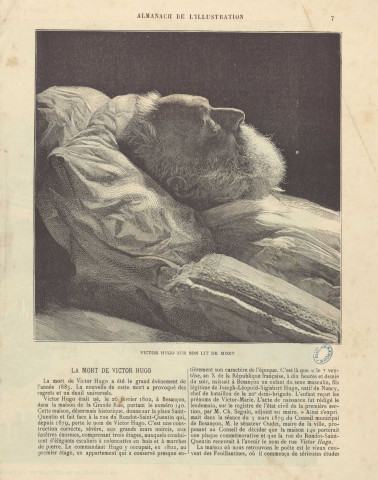 Victor Hugo sur son lit de mort [image fixe] 1885/1886