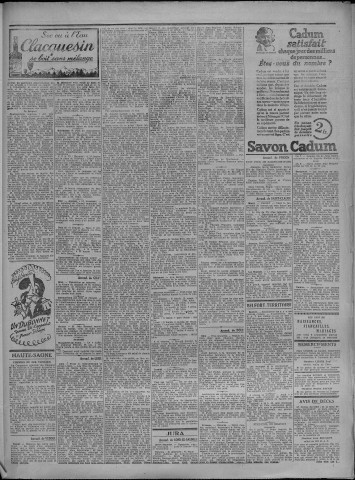 08/07/1931 - Le petit comtois [Texte imprimé] : journal républicain démocratique quotidien