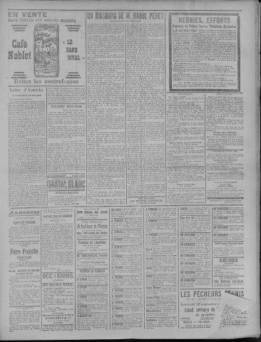 21/09/1922 - La Dépêche républicaine de Franche-Comté [Texte imprimé]