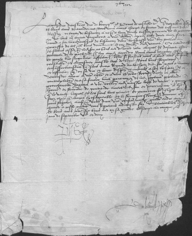 Ms Granvelle 36 - Mémoires de Granvelle. Tome XXXVI. Correspondance diverse, en majeure partie adressée au cardinal (septembre 1502-26 mai 1592)