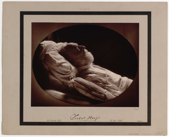 [Victor Hugo sur son lit de mort] [image fixe] / Nadar , Paris, 1885