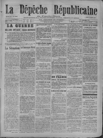 20/07/1918 - La Dépêche républicaine de Franche-Comté [Texte imprimé]