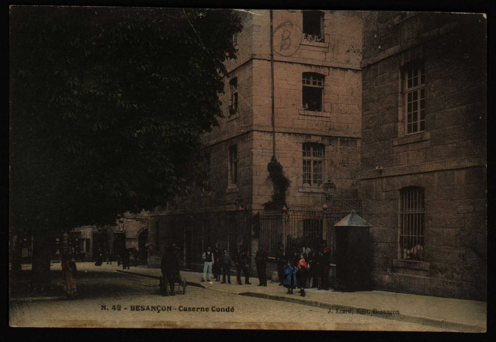 Besançon-les-Bains. - Caserne Condé (Anciennement d'Arènes) [image fixe] , 1904/1930