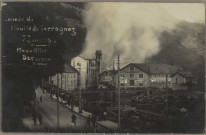 Incendie du Moulin de Tarragnoz - 7 juin 1915.. [image fixe] , Besançon : Mauvillier, 1904/1915
