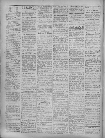 29/10/1919 - La Dépêche républicaine de Franche-Comté [Texte imprimé]