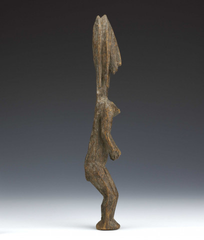 statuette de femme - sculpture bambara, Malistatuette de femme debout