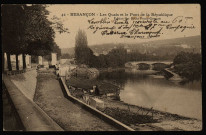 Besançon. Les Quais et le Pont de la République [image fixe] : Edition des Docks Franc-Comtois, 1904/1914