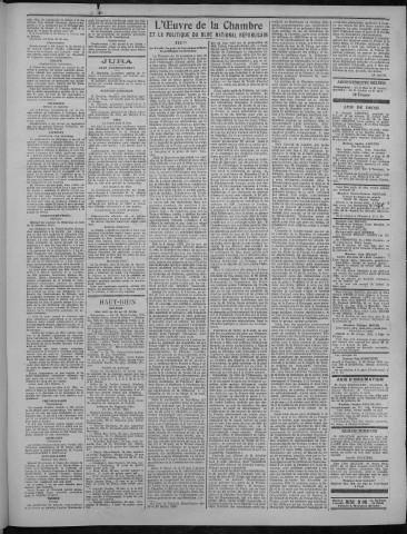 28/02/1922 - La Dépêche républicaine de Franche-Comté [Texte imprimé]