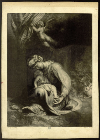 Vierge à l'Enfant [image fixe] / Corrège Pinxit ; Bernard f , 17../17..