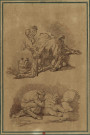 Deux compositions avec silène et satyres, d'après Giovanni Benedetto Castiglione / Jean-Honoré Fragonard , [S.l. : Italie] : [J.-H. Fragonard], [circa 1761]