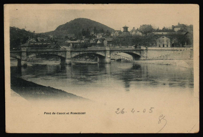 Pont de Canot et Rosemont [image fixe] , 1898/1905