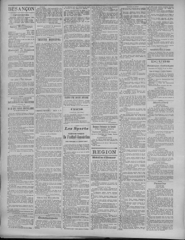 16/09/1921 - La Dépêche républicaine de Franche-Comté [Texte imprimé]