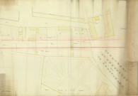 Plan de la rue Neuve, projet depuis la plaine des Capucins.dressé par Lapret