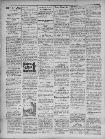 19/05/1925 - La Dépêche républicaine de Franche-Comté [Texte imprimé]