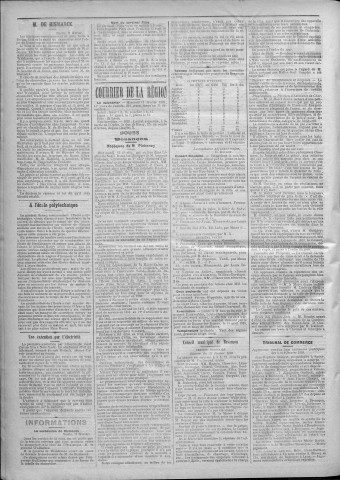 13/02/1889 - La Franche-Comté : journal politique de la région de l'Est