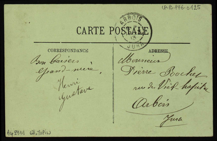 Besançon. - Sous une arche du Pont Canot. - LL. [image fixe] , Paris : Lévy Louis et fils, 1904-1913