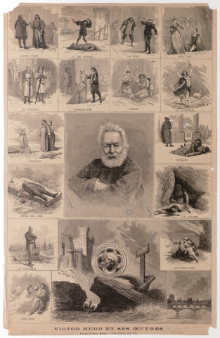 Victor Hugo et ses oeuvres [image fixe] / Dessins de Henri Meyer ; F. Méaulle sc 1885