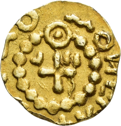 DA.989.25.1 - pièce de monnaie ; triens