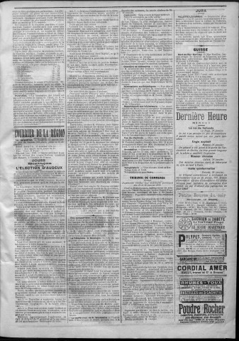 25/01/1889 - La Franche-Comté : journal politique de la région de l'Est