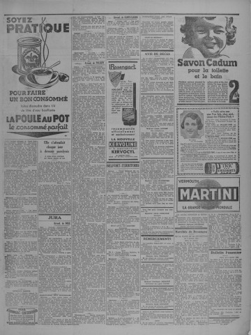 08/02/1933 - Le petit comtois [Texte imprimé] : journal républicain démocratique quotidien