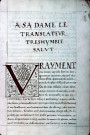 Ms 591 - « La belle Diane de Montemaior, en sept livres, traduicte d'espagnol en françois »