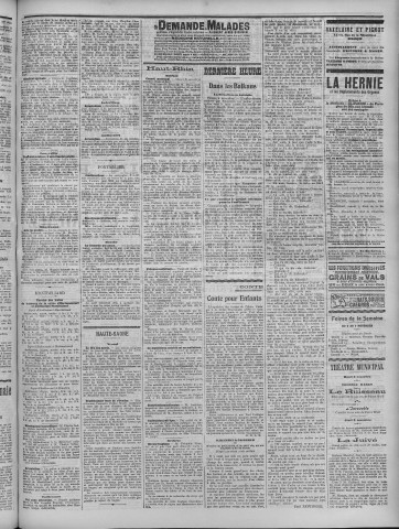 03/11/1908 - La Dépêche républicaine de Franche-Comté [Texte imprimé]
